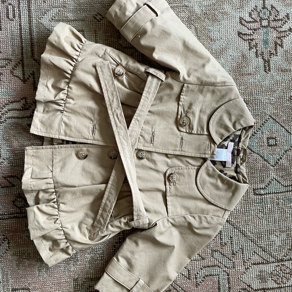 Janie & Jack trench coat *NWT* 6-12 months $59 - Picture 7 of 11
